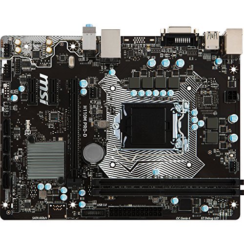 MSI-Intel-Skylake-H110-LGA-1151-DDR4-USB-31-Mini-ITX-Motherboard-H110I-Pro-AC