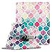 Fintie Rotating Case for iPad 4th Generation (2012 Model), iPad 3rd Gen (2012 Model), iPad 2 (2011 Model) 9.7 inch Tablet - 360 Degree Rotating Smart Stand Cover Auto Wake/Sleep, Moroccan Love