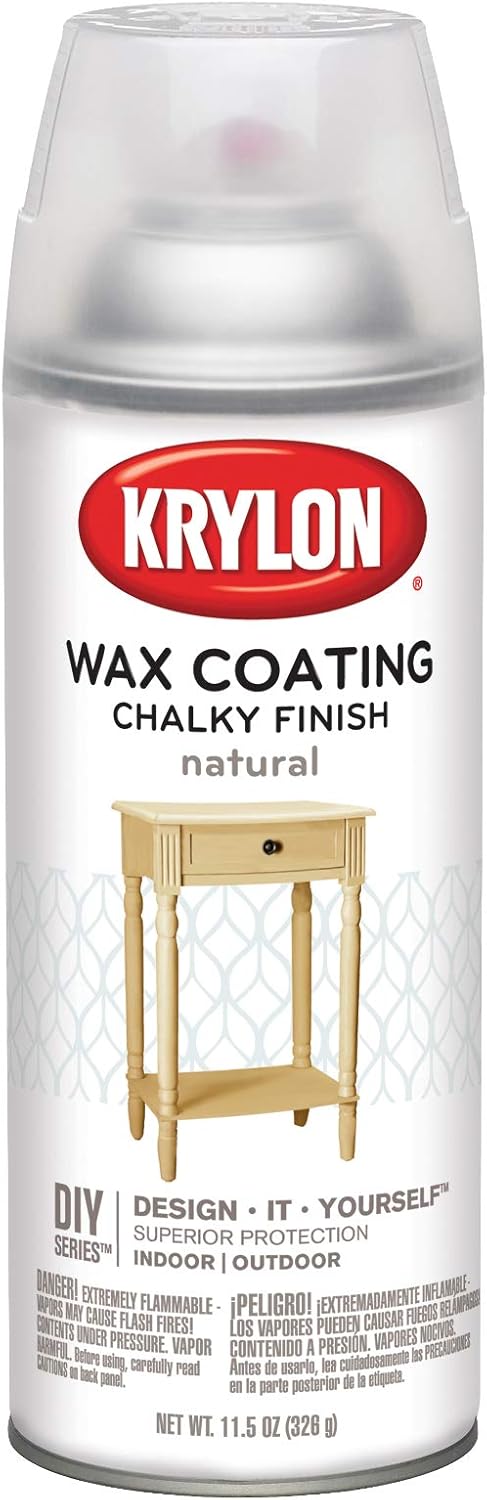 Krylon CHK-4118 Chalky Finish Aerosol Spray Paint, 11.5 oz, Natural