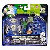 Ben 10 Alien Creation Chamber Mini Figure 2-Pack Spidermonkey and Echo Echo