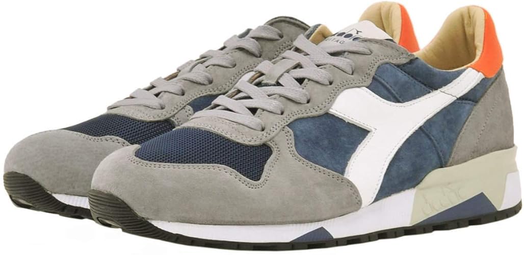 Amazon ディアドラ ヘリテージ スニーカー メンズ ヴィンテージスニーカー インシグニアブルー パロマグレー Trident 正規取扱店 ディアドラ ヘリテージ Diadora Heritage スニーカー