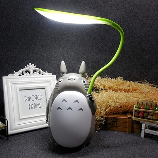 totoro figura anime japones mi vecino totoro espiritu lejos figuras totoro estatuilla con lampara de noche luz estatua modelos munecas para casa