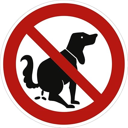 Cartello Segnale Di Divieto Per Indicare Questa Non E Una Toilette Per Cani Diametro Di 31 5 Cm In Alluminio E Resistente Agli Agenti Atmosferici Per Scongiurare Escrementi Di Cane Amazon It Fai Da Te