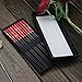 AOOSY 5 Pairs Japanese Korean Reusable Natural Wooden Utensils Wood Chopstick Set with Box for Sushi Noodles Rice Bowl Hair Adult Kids kitchen(Couple Red Chopsticks with Box)