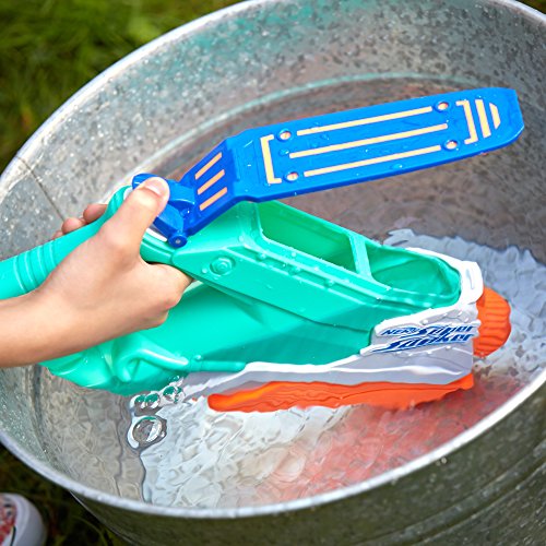Super Soaker Splash Mouth Wasserpistole Zwei Spritzmodi Wasserstrahl Splash-Attacke kompakten 500ml Wassertank einfaches Auffüllen – Bild 4