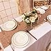 BalsaCircle TRLYC 12 by 60-Inch Rose Gold Wedding Sequin Table Runners for Baby Shower