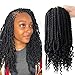 Senegalese Spring Twist Crochet Hair Curl End Synthetic Hair Extensions Fluffy Spring Twist Crochet Braids (12