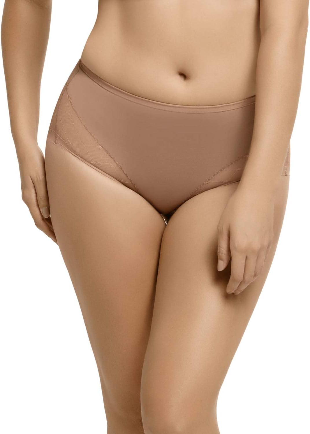 Leonisa Invisible Tummy Control Thong Panty Girdle for Women Butt Lifter Effect Beige