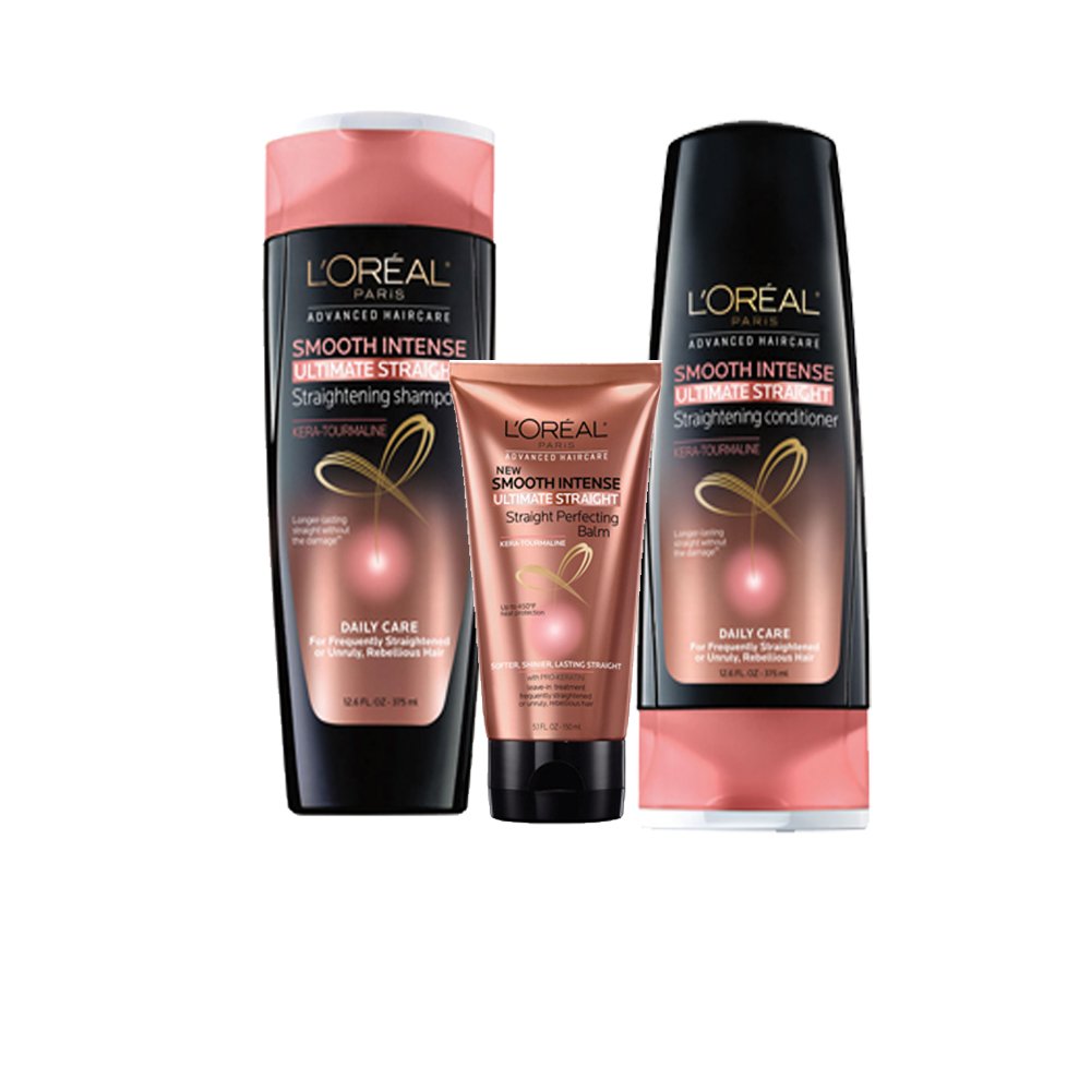 straightening shampoo and conditioner loreal
