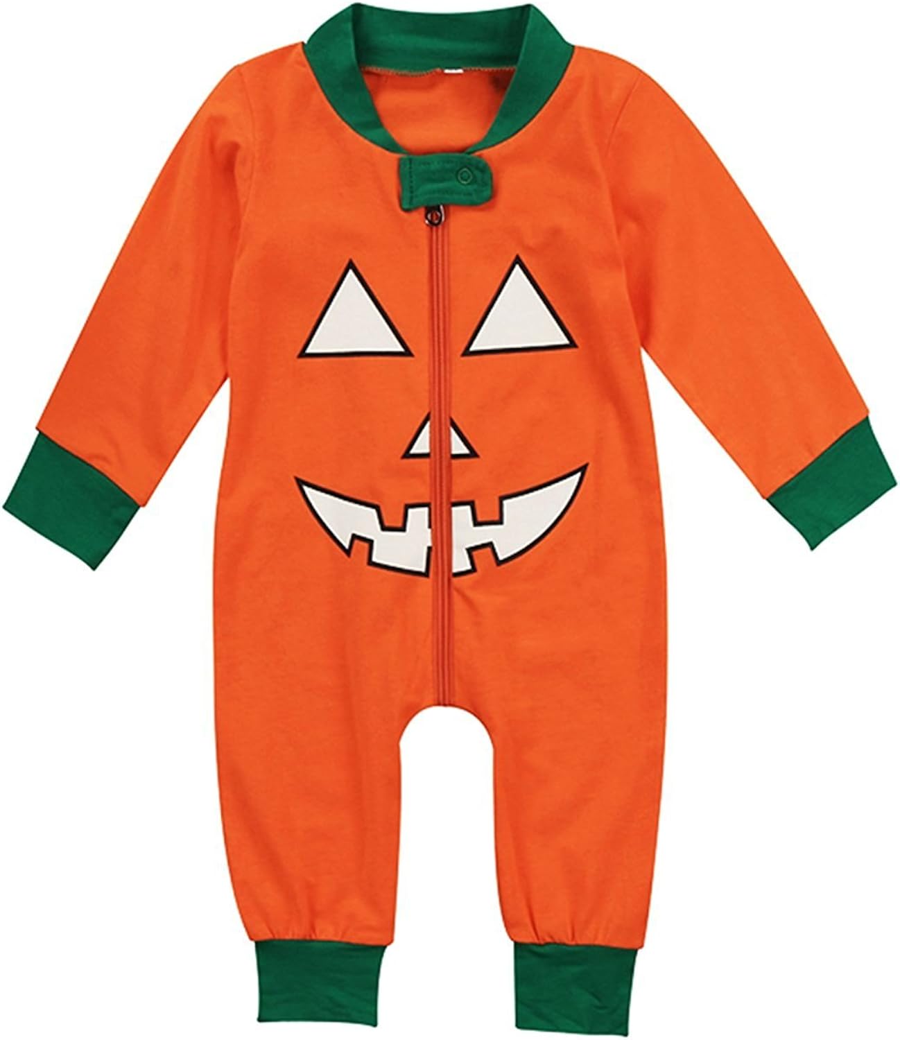 BELS Baby Boy Girl Halloween Pumpkin Pajamas Sleepwear