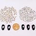300 pcs Acrylic Crystal AB Shine Nail Art Flatbacks Rhombus Silver Back Rhinestones Gems Bead Jewels Stones for Nail DIY Crafts Projects Makeup 2 sizes; 6mm(200pcs)+8mm(100pcs)