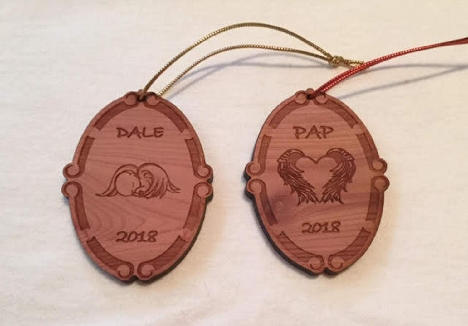 Personalized Angel Christmas Ornament