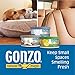 Gonzo Natural Magic Air Freshener Tin - 4 Pack - Citrus - Natural - Small Area - Home Car and Closet Air Freshener Odor Eliminator and Absorber