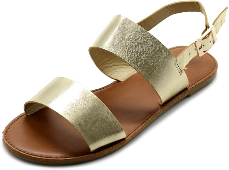 double strap slingback sandals