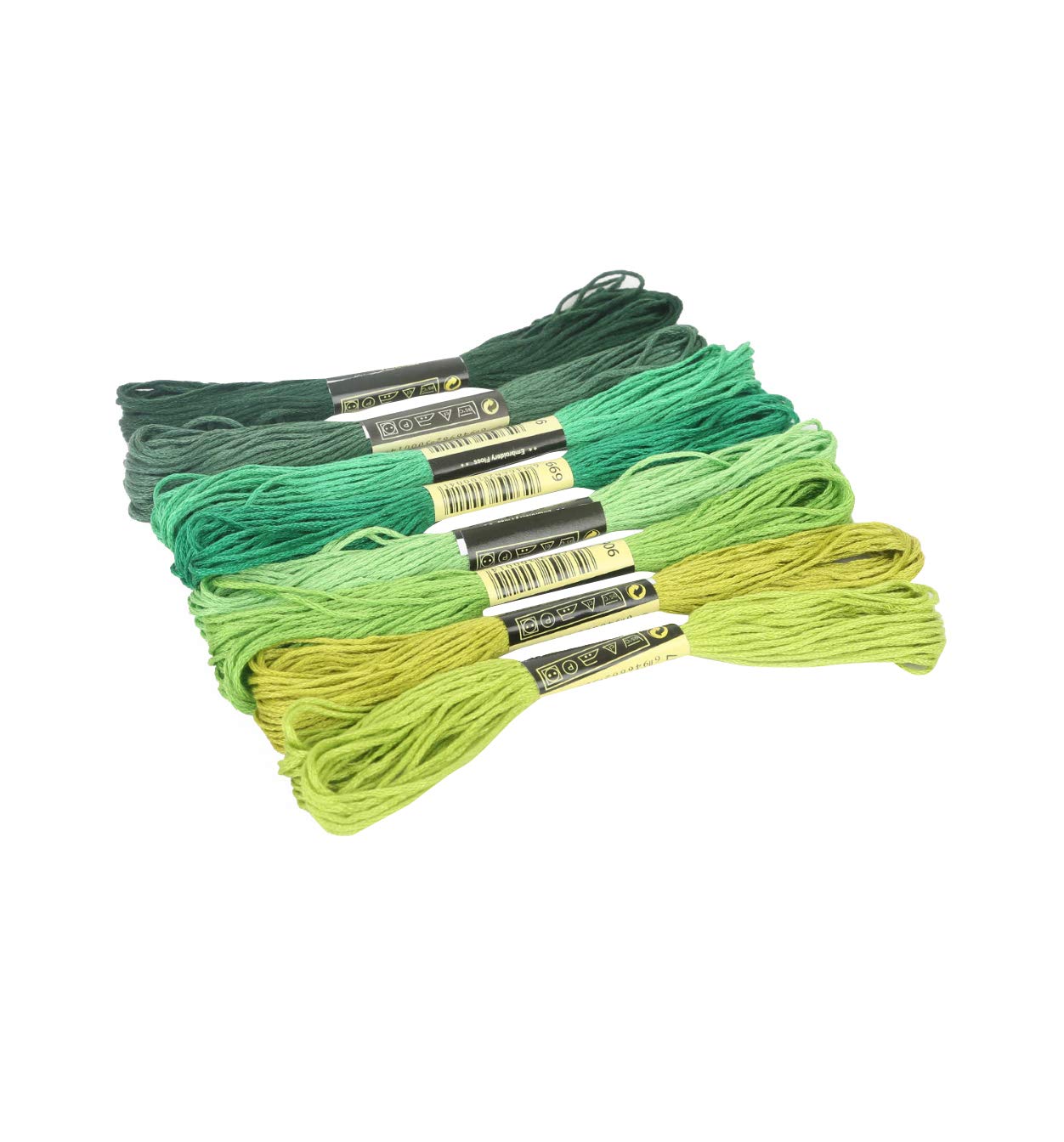 Futaba Cross Stitch Cotton Embroidery Threads For Diy Sewing Green