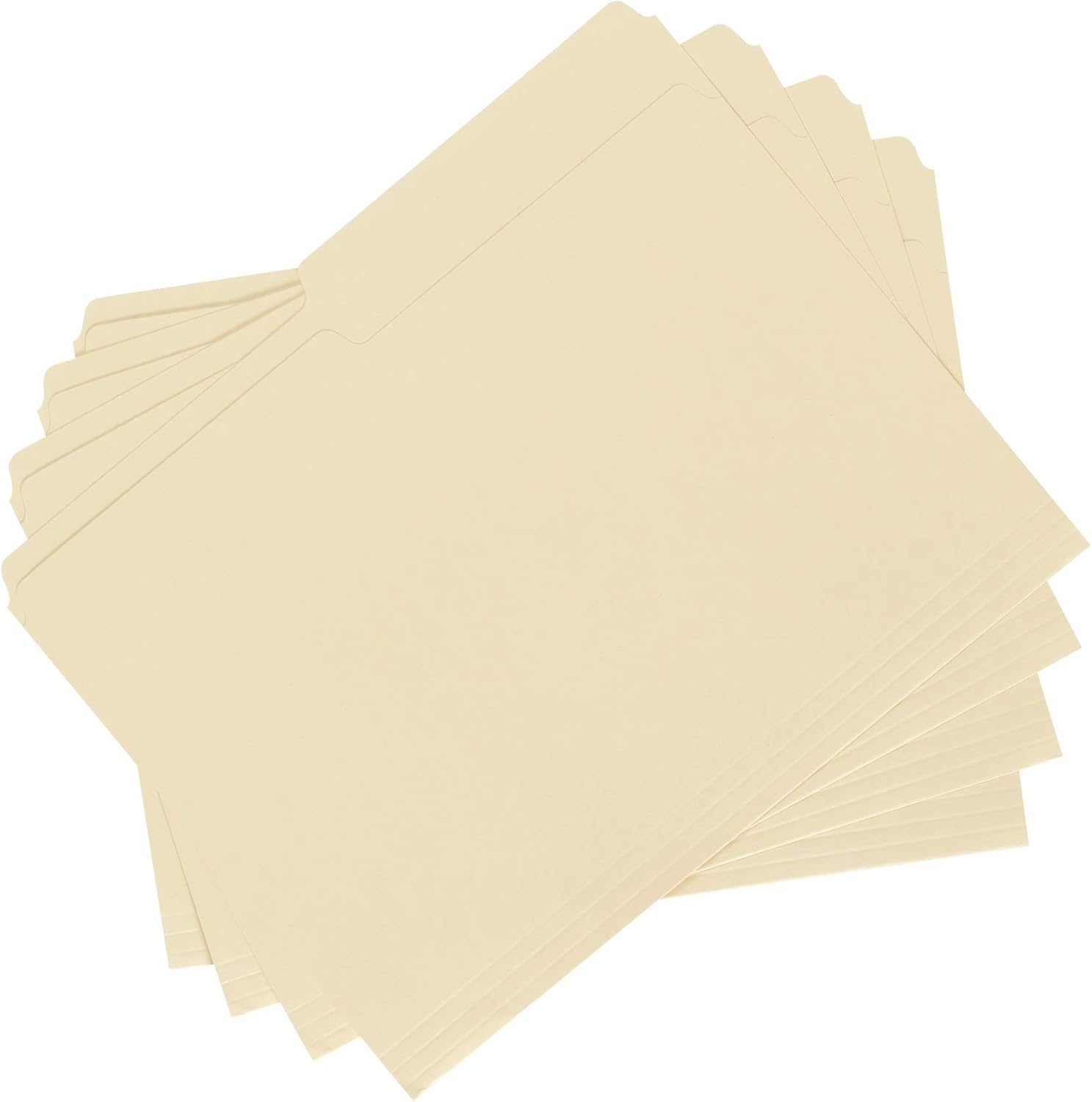 Basics File Folders - 1/2 Tab, Manila, Letter Size, 36-Pack : Office Products