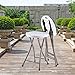TAVR Furniture Portable Folding Chair with Handle, Heavy Duty Round Fold Stool Chair with 500lbs Capacity for Adults, 18 Inch Foldable Stool for Dorm, Kitchen, Vanity, Church and Outdoor use