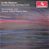 IN MY MEMORY:AMERICAN SONGS AND SONG CYCLES        image