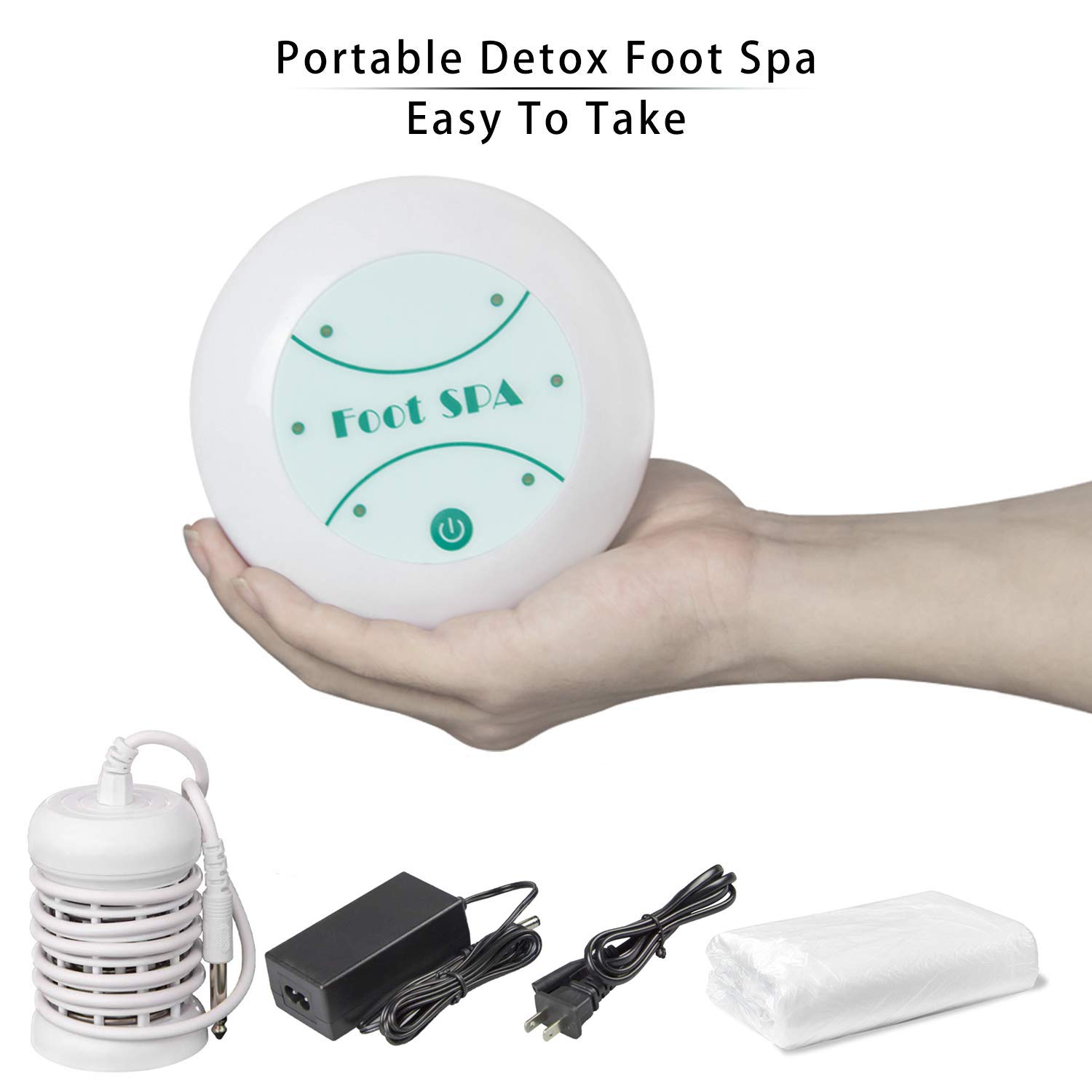 Portable Ionic Detox Foot Machine, Personal Cleanse Ionic Detox Foot Bath Spa Machine Ion Detox Machine for Home Travel: Beauty