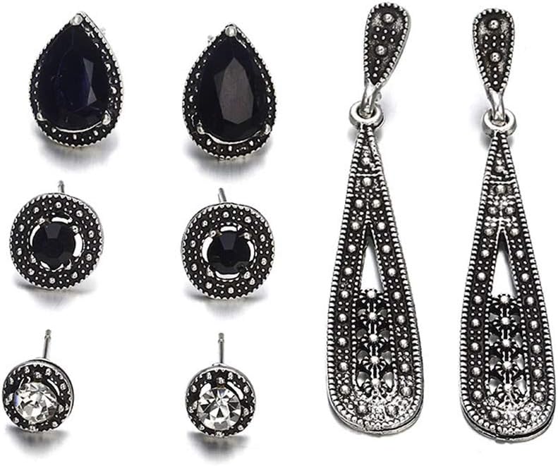 Jewels Galaxy Copper Drop Earrings for Women (Silver)