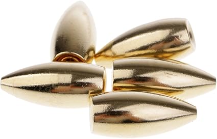 Sharplace 5 Stuck Gewicht Sinker Aus Messing Zum Spinnfischen Carolina Rigs Texas Rigs Amazon De Sport Freizeit