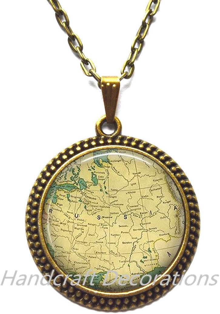 Memphis Tennessee Map Pendant Necklace - UK