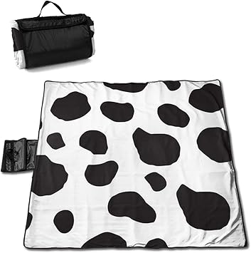 Amazon 白黒点 スポット シマウマ 乳牛 ピクニックマット レジャーシート ファミリー レジャーマット 折りたたみ クッション 持ち運び おしゃれ 花火大会 運動会 遠足 キャンプ 145 150cm 2 6人用 Toni ピクニックブランケット