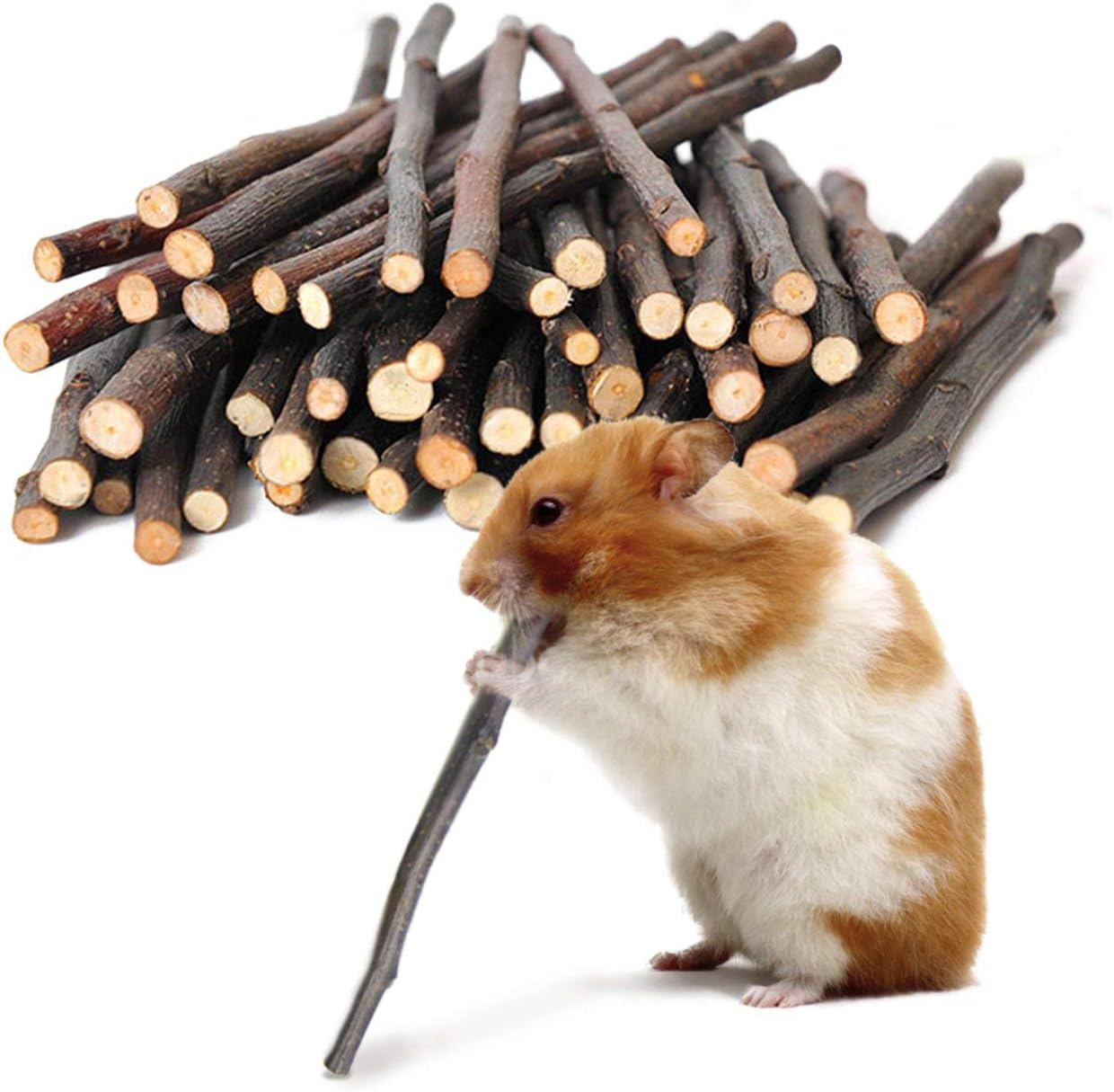 Apple Cinnamon Chew Sticks, Molar and Teeth Grinding Toy for Small Pets