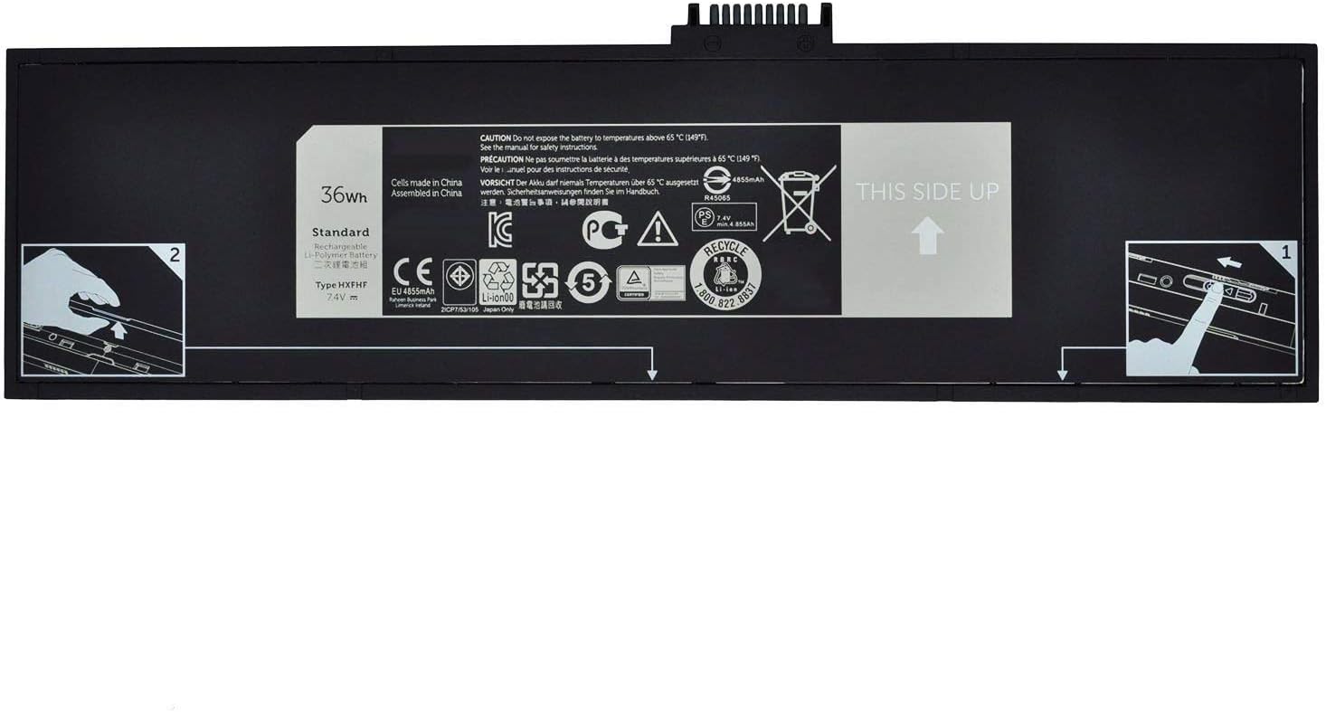GreatCell HXFHF 7.4V 36Wh Replacement Battery For Dell Venue 11 Pro 7130 Tablet Venue 11 Pro 7139 Series Notebook VJF0X VT26R XNY66 451-BBGR 0VT26R