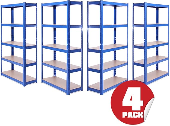 GRack Garage Shelving Units 150cm x 75cm x 30cm Heavy Duty Racking