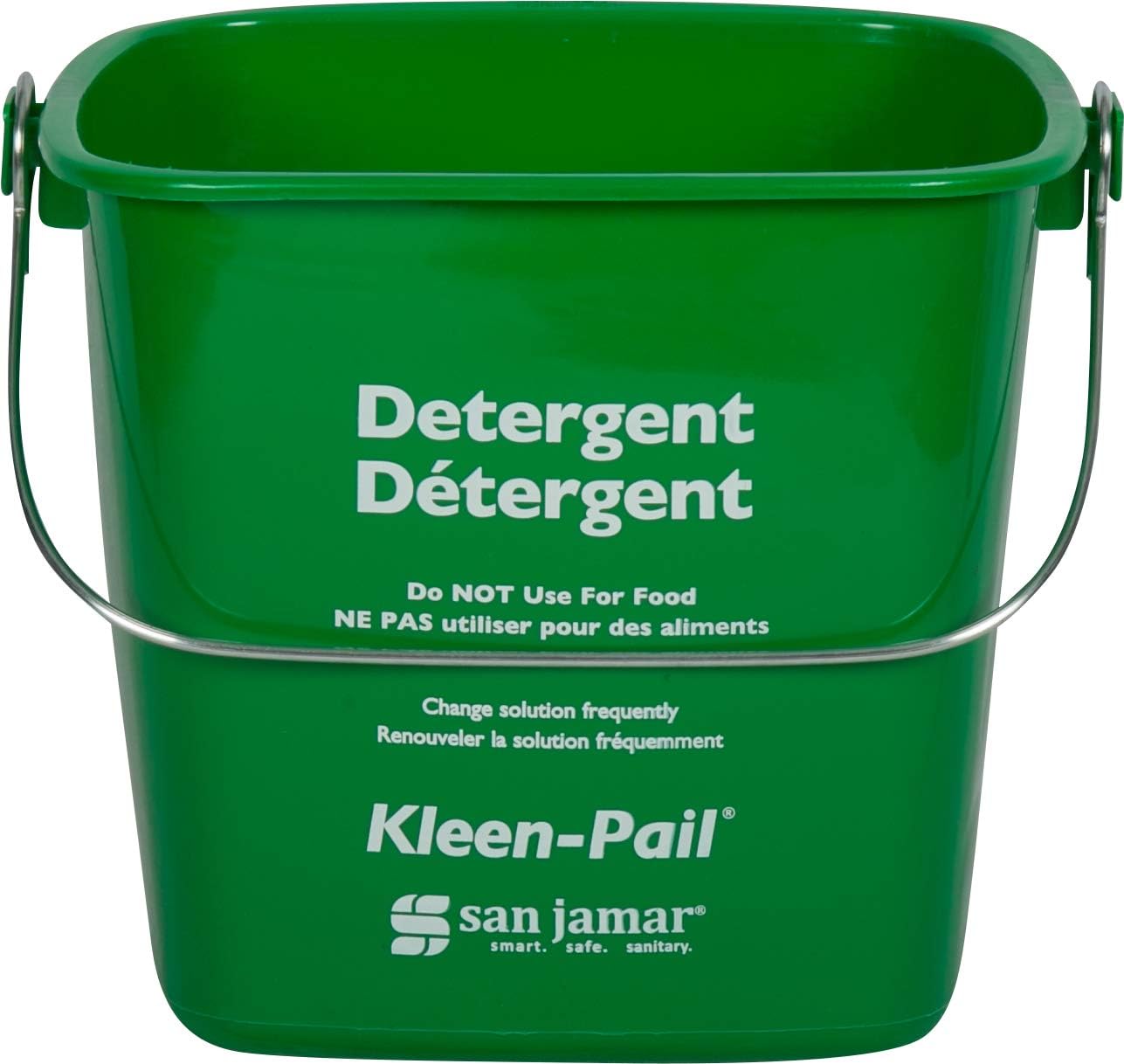 San Jamar KP97GN Kleen-Pail Commercial Cleaning Bucket, 3 Quart, Green: Industrial & Scientific