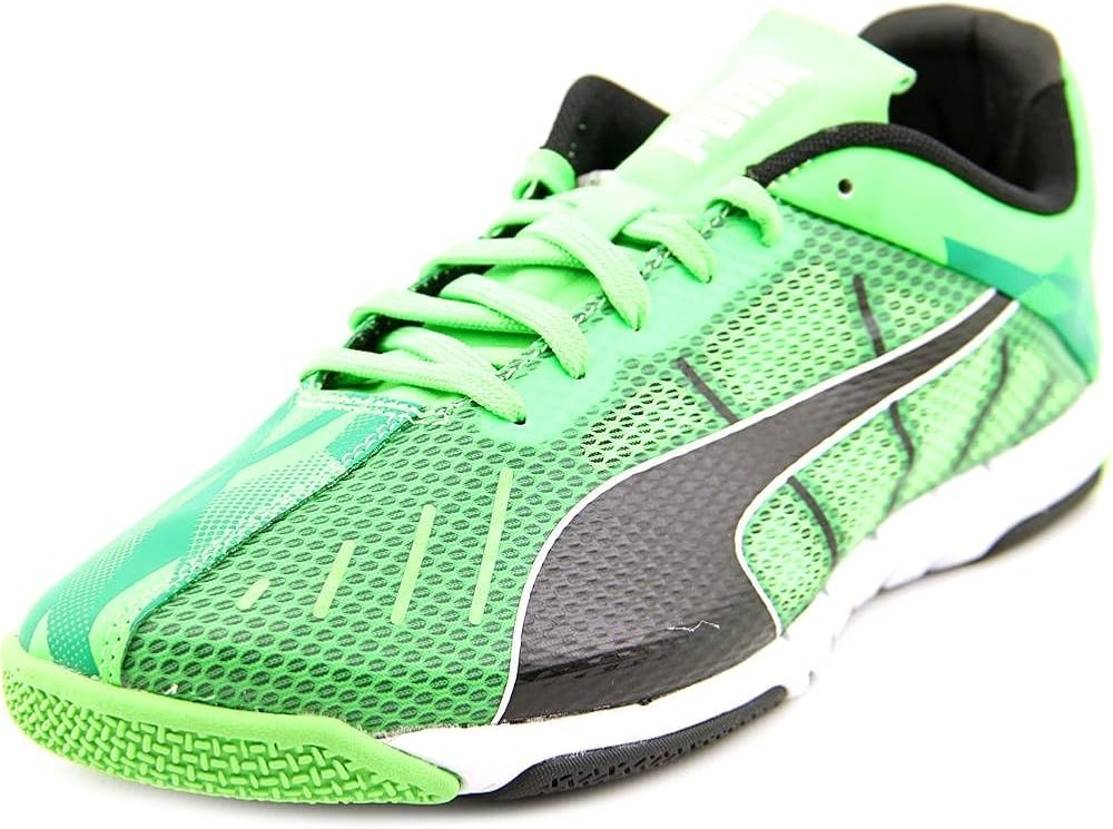 neon green puma sneakers