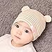 gongzhumama GZMM Infant Newborn Baby Beanies Hat Organic Cotton Soft Cute Cap 2 Pack