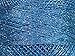 Petunia Blue Silver Metallic Braid Thread - 20 Gram 207 Yards