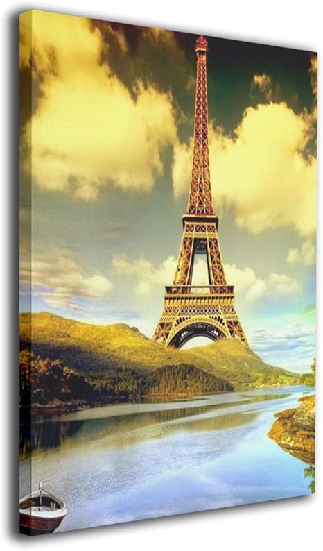 Amazon Co Jp Cxr Artframe エッフェル塔 パリ 絵 絵画 アート パネル インテリア 壁掛け ポスター Art 雑貨 飾り グッズ 完成品 プレゼント 街 フレーム セット 可愛い オシャレ 風景 モダン 自然 海 植物 花 ホーム キッチン