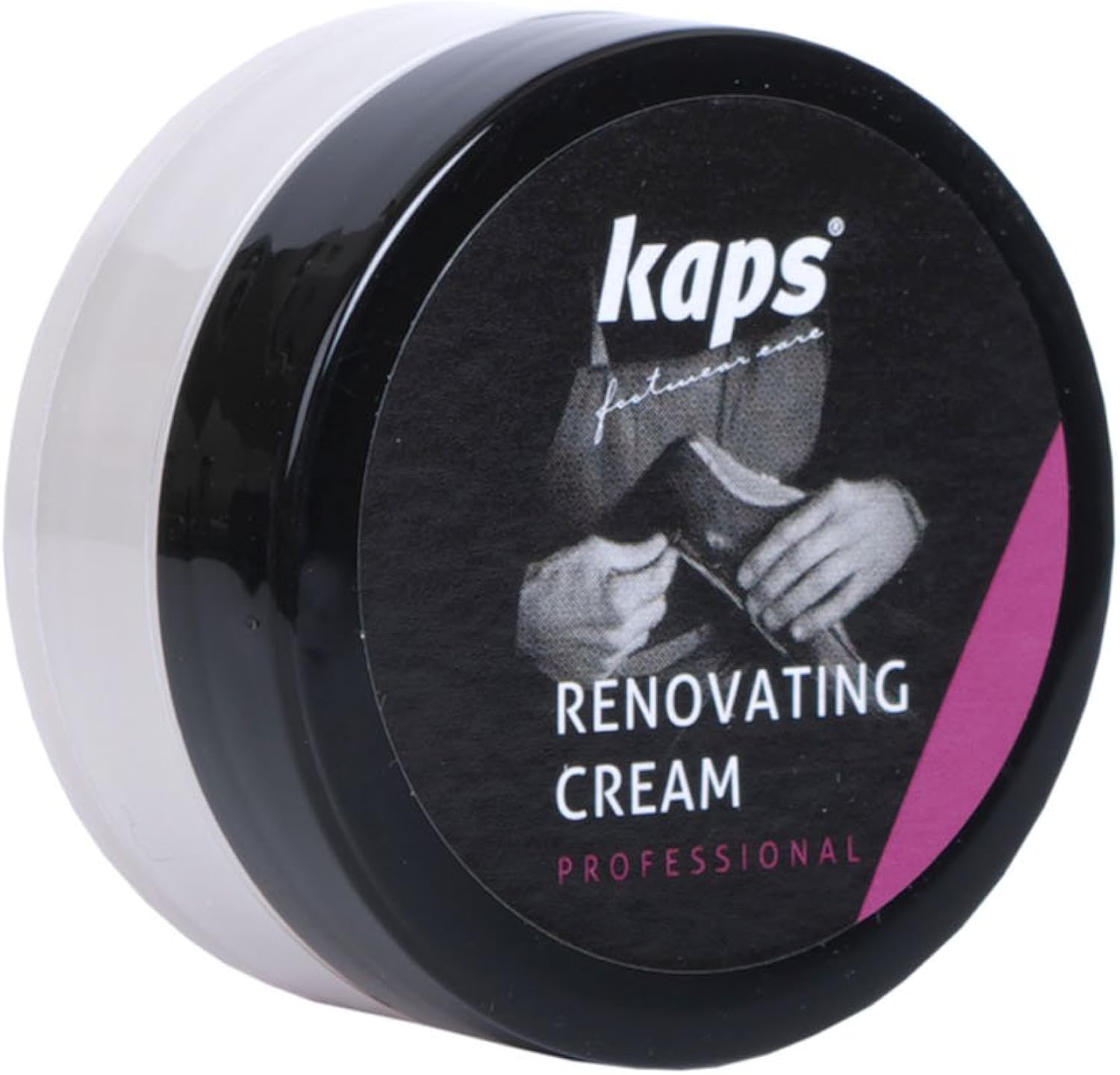 Renovating Repair Cream for Smooth Leather Shoes Bags Seats Scratch And Scuff Cover, Kaps Renovating Cream, 10 Colours, 101 - Image 4