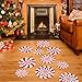 Peppermint Floor Decals Stickers for Christmas Candy Party Decoration 12 Pcs