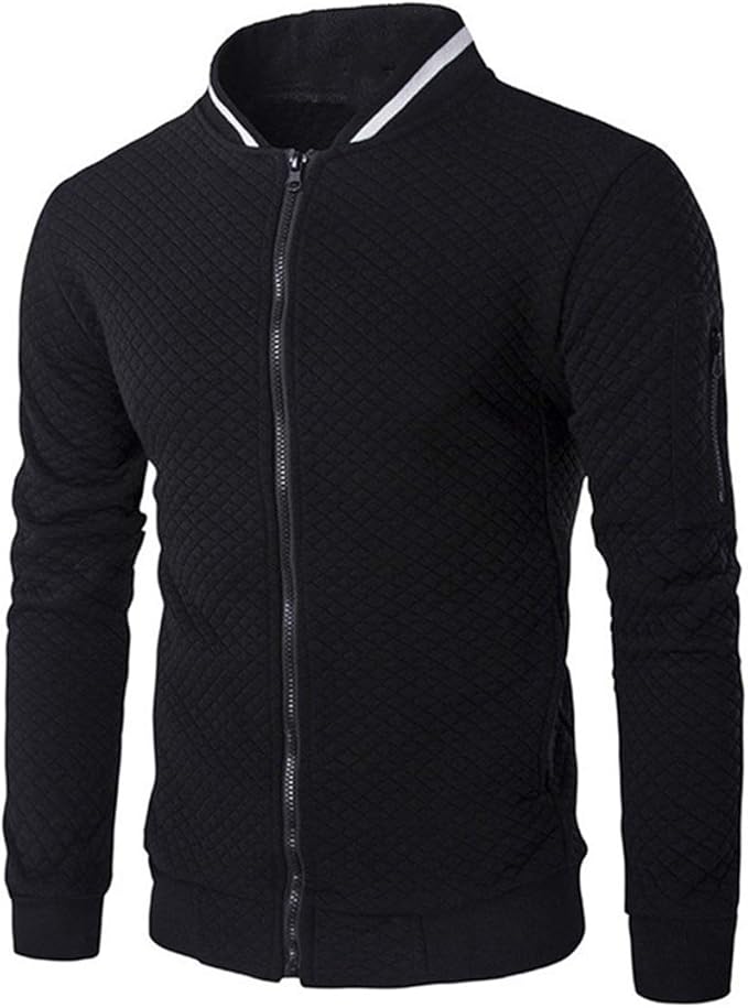 XWLY Men Jacket Without A Hood Round Neck Jacket Outdoor Mountaineering