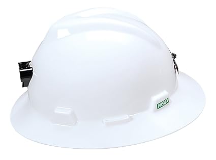 slotted full brim hard hat