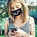 Accmor Fashion Anime Mouth Mask, 10 Pack Cute Unisex Anti-Dust Face Mouth Kawaii Muffle Mask for Kids Teens Men Women, Windproof Motorcycle Face Emoticon Masks for Ski Cycling Camping(Black+ White)