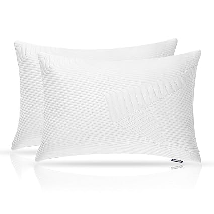 Sweetnight Pillow Cases Pair Of White Pillowcases 350gsm