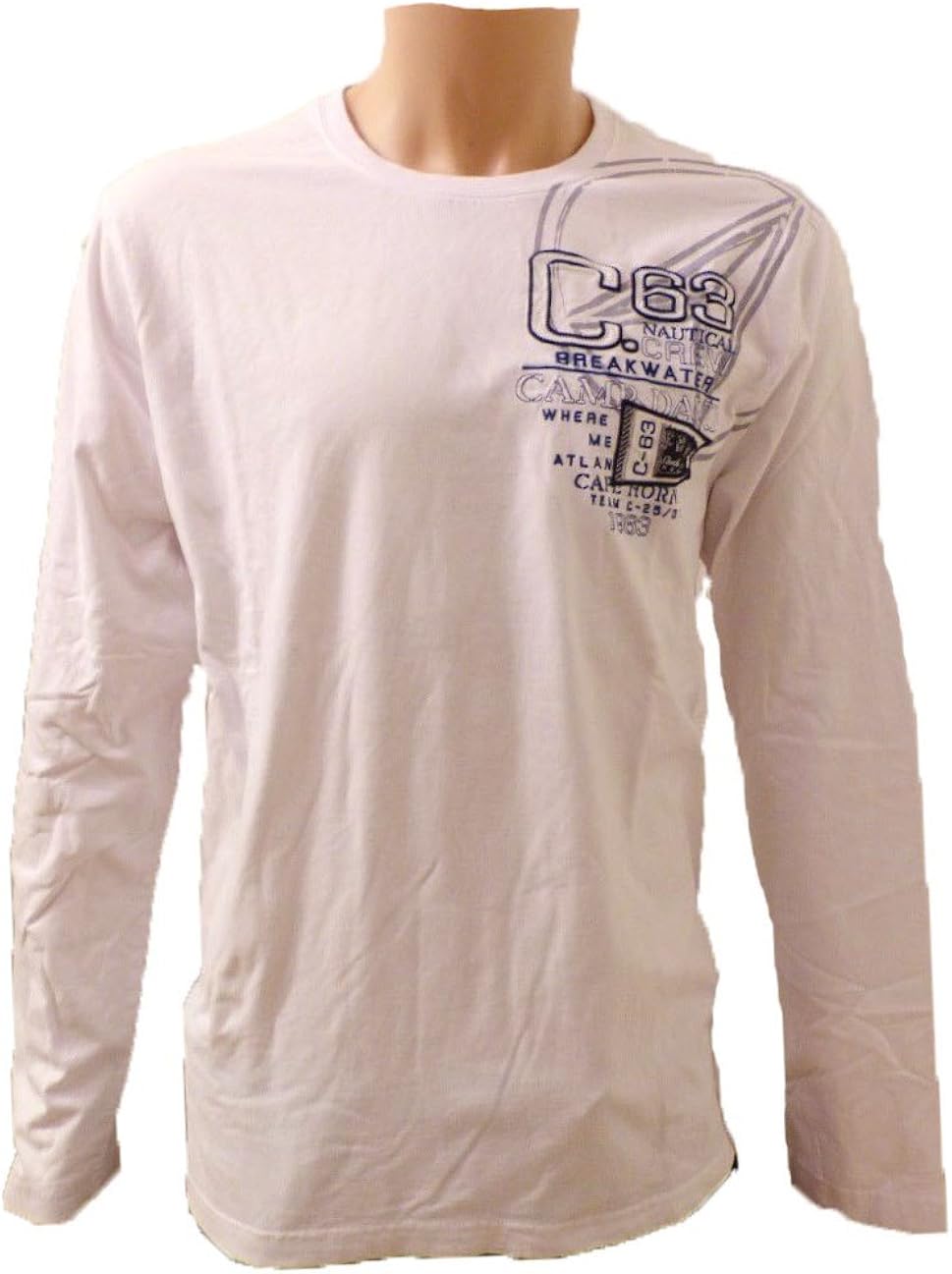 Camp David TShirt Camicia Uomo Bianco Bianco Amazon.it