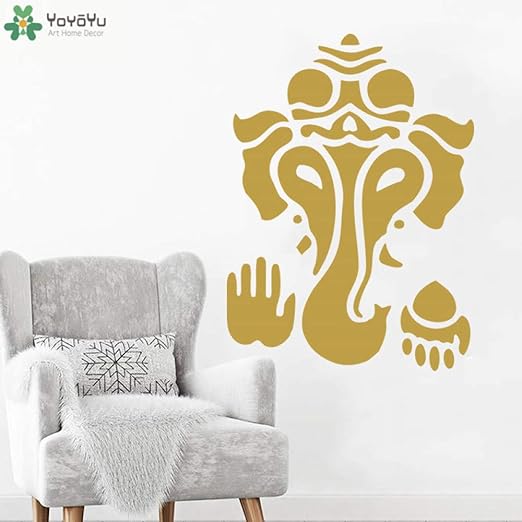 Elefante Bohemio Tatuajes De Pared Dios Indio Ganesha Vinilo