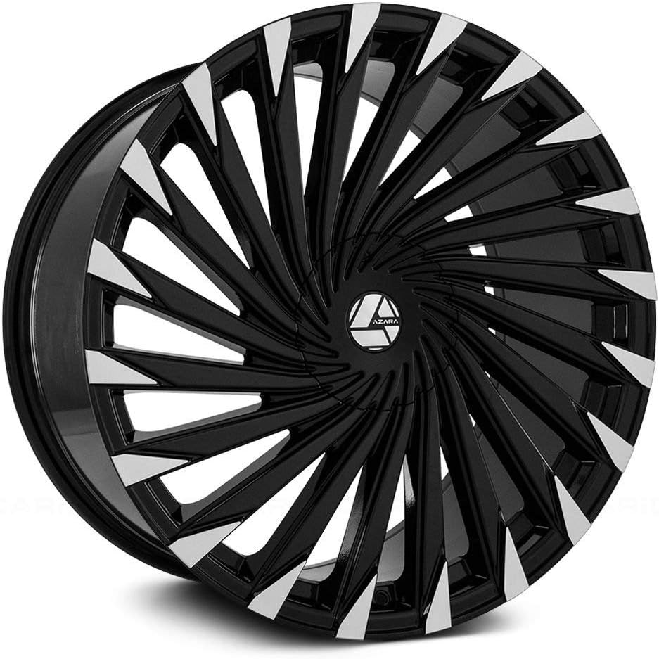 AZARA AZA-501 Gloss Black Machined Wheels(32x10" 6x135 6x139.7 25 87.1)