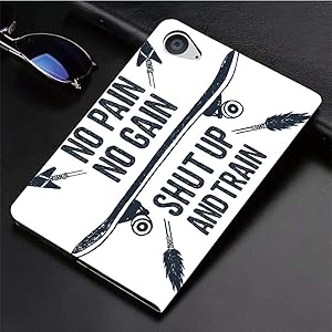 Compatible with 3D Printed iPad 9.7 Case,Symbol with Skateboard Ethnic Boho Style Arrows,Lightweight Anti-Scratch Shell Auto Sleep/Wake, Back Protector Cover iPad 9.7" 5th/6th/air/air 2