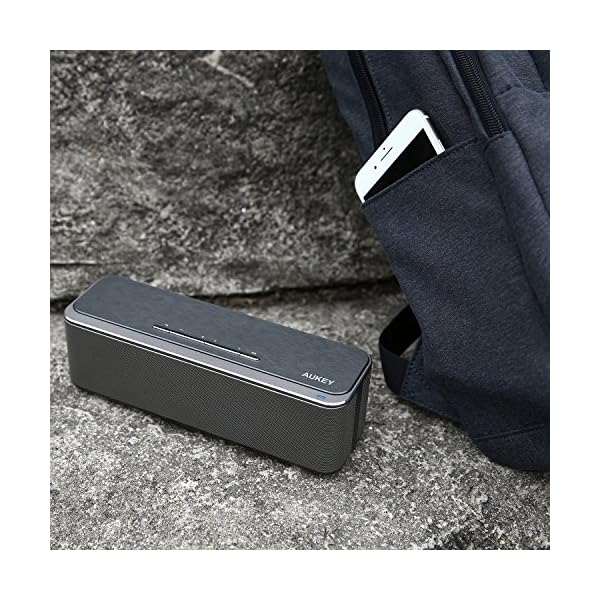 AUKEY-Bluetooth-Speaker-with-Enhanced-Bass-and-Bluetooth-40-for-iPhone-iPad-Samsung-Nexus-HTC-Laptops-and-More