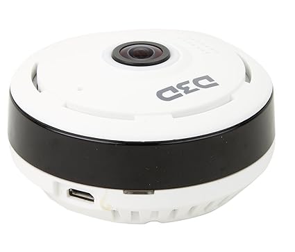 Buy D3d D1005y Fisheye Vision Panoramic Cctv Security Camera White
