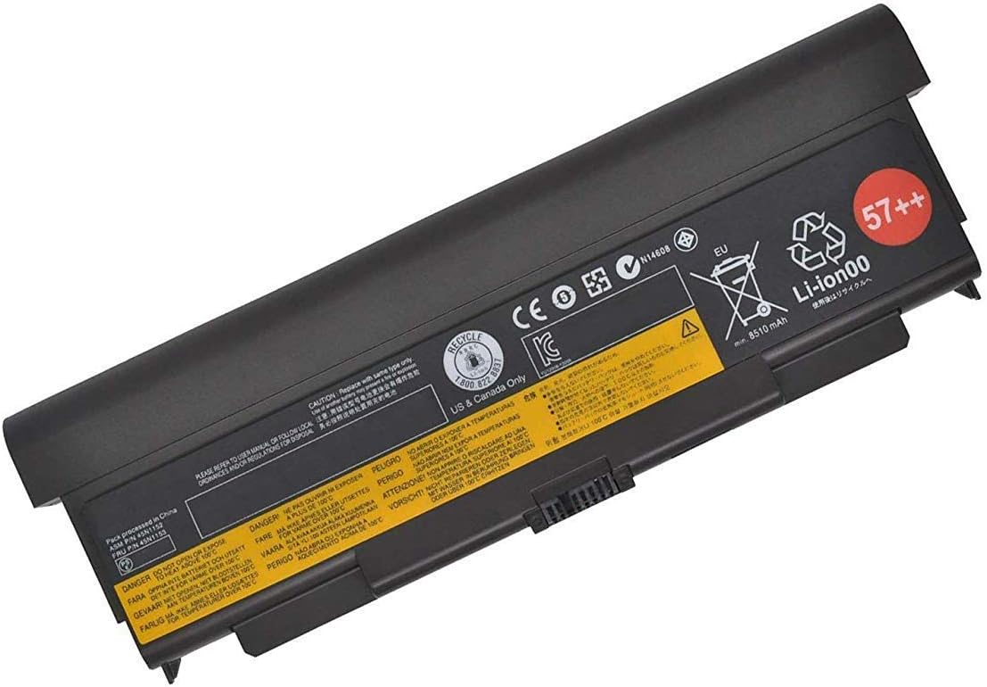 Ding 9 Cell T440P 57++ Replacement Battery Compatible with Lenovo ThinkPad T440P T540P 45N1152 45N1153 W540 W541 L440 L540