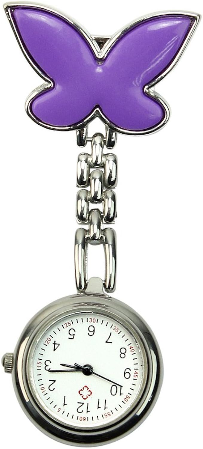 Pulsuhr Krankenschwester Avaner Krankenschwesternuhr Blumen Herz