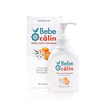 Amazon Com Bebe Calin Body Wash Shampoo 10 14 Fl Oz Champu 2 En 1 Y Gel De Lavado Corporal Para Ninos Adolescentes Adultos Champu Para Cuero Cabelludo Sensible Champu